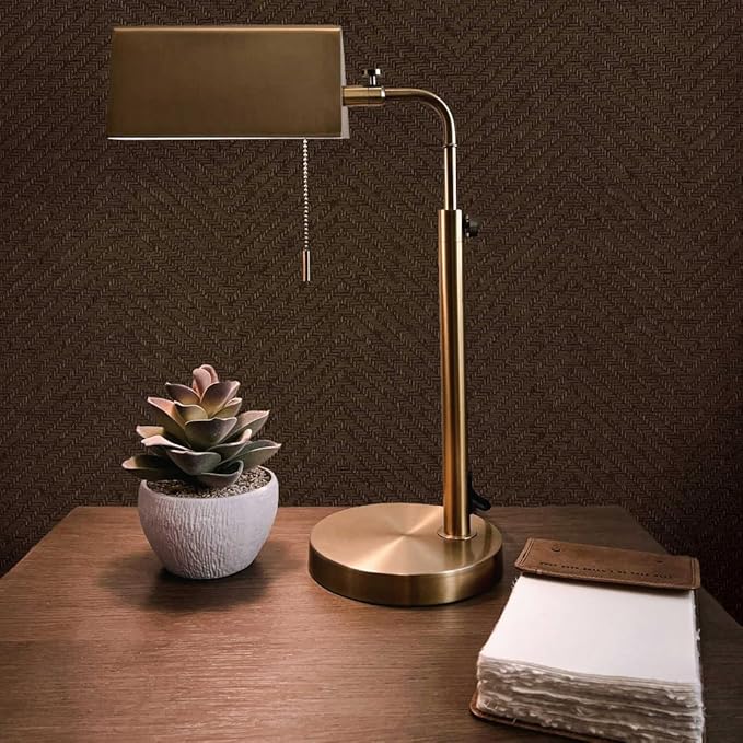 Tempaper x Jeremiah Brent Brown Textured Faux Grasscloth Parquet Removable Peel - Image 2