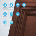STICKGOO Glue Up Ceiling Tiles, 24x24 Inch PVC Decorative Drop Ceiling Tile - Image 7