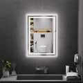 Koonmi 28"x20" LED Mirror for Bathroom, 90CRI Anti-Fog Vanity Mirror by KOONMI