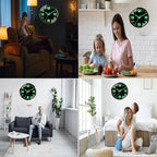 12-inch wall clock, battery powered, - Image 3