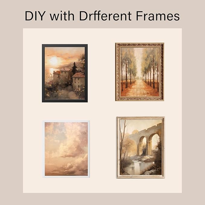 KBKBART 11pcs Vintage Wall Art Prints, Neutral French Country Decor, Vintage - Image 4