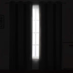 LEMOMO Grey Thermal Blackout Curtains/42 x 84 Inch/Set of 2 Panels Room - Image 3