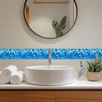 HOMETITUTE Wallpaper Border Peel and Stick Wall Accent PVC Mosaic Wall Borders - Image 8