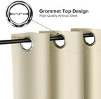 ChrisDowa Grommet Blackout Curtains - Image 3