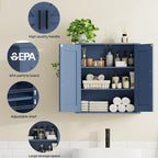 Homleke Bathroom Wall Cabinet, Over Toilet Storage Cabinet - Image 4
