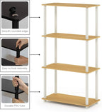 Furinno Turn-N-Tube 4-Tier Multipurpose Shelf Display Rack - Image 7