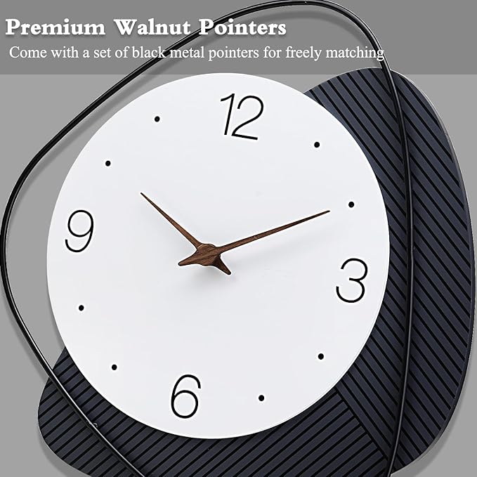 Dankeit Wall Clock, Silent Non-Ticking Quality Quartz Battery Operated - Image 3