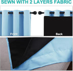 NICETOWN Full Shade Curtain Panels, Pair of Thermal Insulated & Energy - Image 5