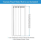 RYB HOME Temporary Doorway Curtains Blackout Privacy Room Divider Curtains - Image 7