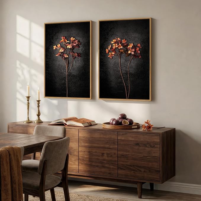 Framed Vintage Botanical Wall Art - Image 3