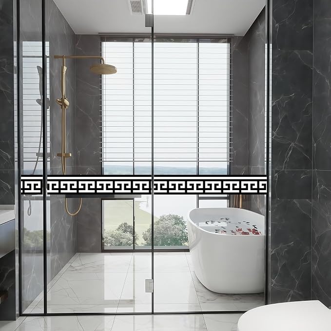 Black and White Wallpaper Border Trim Peel and Stick Boarders Self Adhesive - Image 5