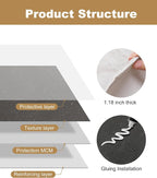 KASARO 3D Faux Stone Wall Panels, Modified Clay Material, Accent - Image 3