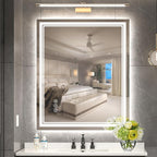 Ratsamee 30x36 Inch LED Bathroom Mirror by RATSAMEE