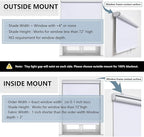 AOSKY Cordless Roller Shades Blackout Blinds - Image 6