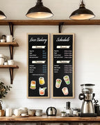 Magnetic Chalkboard for Wall, Long Chalk Board, Wall Hanging Menu for Restaurant - Image 7