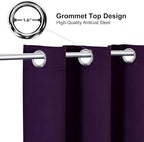 ChrisDowa Blackout Curtains 120 Inches Long 2 Panels Set - Image 2