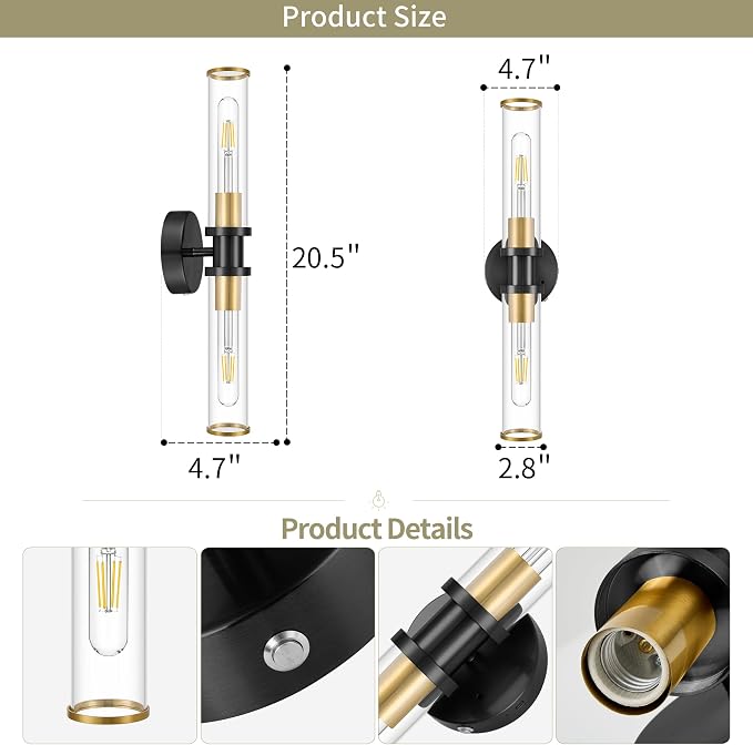 Wireless Wall Sconce with Remote Control, Easy Install Dimmable Rechargeable - Image 6