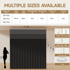Room Divider Ceiling Curtains W/Flexible Track Sets, inch Extra Long Blackout - Image 6