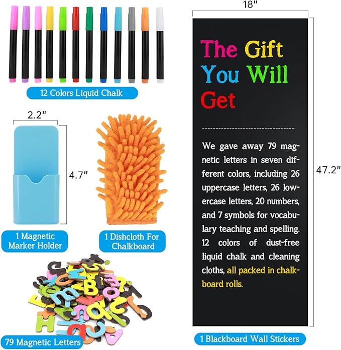 Magnetic Chalkboard Contact Paper - Image 2