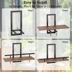 Sbosbo Floating Shelves for Wall, Plant Shelf Indoor, Wall Planters for Indoor - Image 5