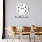 AKCISOT Wall Clock Silent Non Ticking Modern Wall Clocks Battery Operated 10 - Image 8