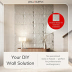 Wall!Supply - 3D Wall Panels – Geo Lite Cashmere Wall Covering - Lightweight - Image 2