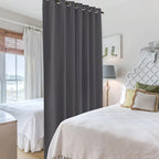 RYB HOME Extra Wide Curtains for Divider Room Separation Soundproof Temporary - Image 4