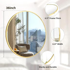 XRAMFY 36 Inch Round Mirror - Image 6