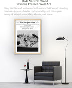 iHery Everything You Can Imagine Is Real Framed Trendy NewsPaper Wall Art - Image 3