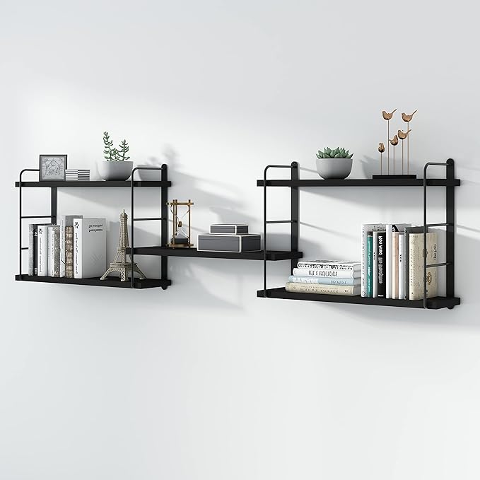 MXCSE Wall Shelves, Wall Mounted Bookshelves, DIY Floating Shelves by MXCSE