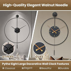 Large Modern Wall Clock, Wall Clocks - Image 4