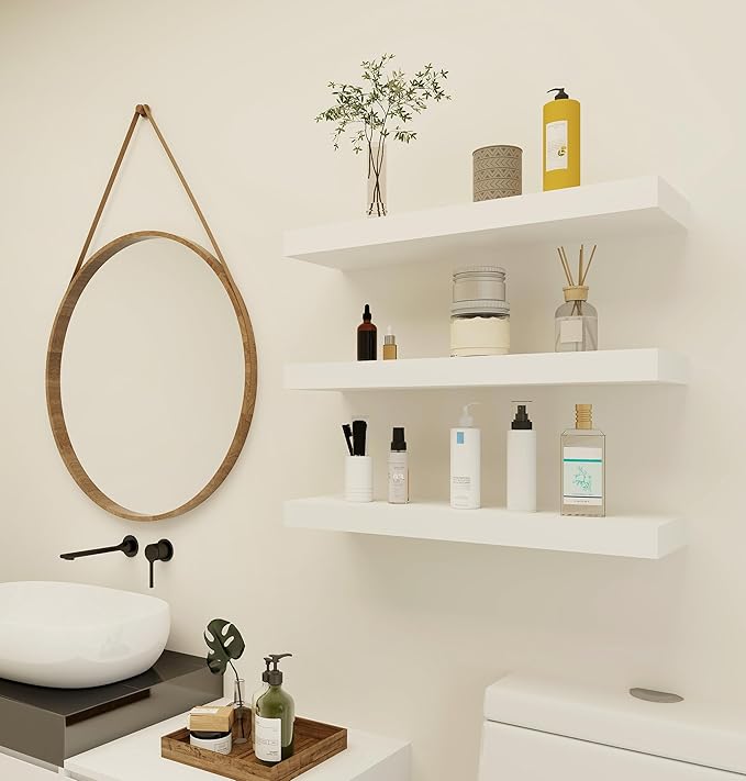 Vervida® White Floating Shelves - Image 5