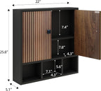 Bathroom Wall Cabinet, Wooden Medicine Cabinet - Image 2