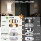 Plug in Wall Sconces Set of Two: Wall Lights - Image 3