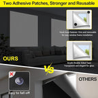 FADOTY Cuttable Blackout Shades Fabric Sheet, Portable 100% Black Out Window - Image 3