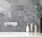 AULIGET 2-Piece Dark Slate Peel and Stick Backsplash Wall Tiles, Laundry Room - Image 4