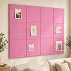 Large Cork Boards for Walls – 48" x 36" Self Adhesive Felt Wall Tiles by CreateYourIdealSpace
