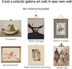 Vintage Western Cowboy Poster Set of 6, Southwestern Rustic Aesthetic Artwork - Image 6