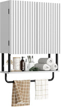 RUSTOWN Fluted Bathroom Wall Cabinet by RUSTOWN