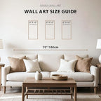 VIYYIEA Boho Solid Wood Carved Wall Art Set of 3, Geometric Minimalist Wooden - Image 4