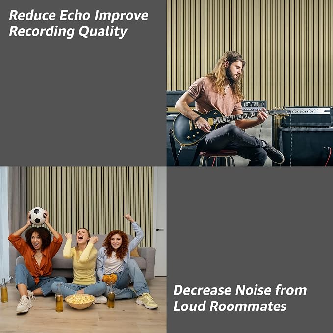 Art3dwallpanels 10 Pack Acoustic Panels, Self Adhesive High Density Sound - Image 9