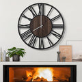 LEIKE Large Wall Clocks, Non Ticking, Battery Operated Small Vintage Round by LEIKEWALLCLOCK