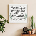 Motivational Eucalyptus Wall Art Decor, Inspirational Green Botanical Pictures - Image 3