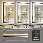 44x36 Inch LED Bathroom Mirror - Image 5