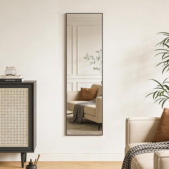 Ruomeng 48x14 Inch Full Length Door Hanging Mirror, Rectangle Full Body Mirror - Image 8