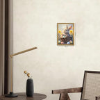 Easter Bunny Wall Art, Cute Rabbit Canvas Wall Decor Painting, Easter Eggs - Image 2