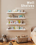 Shario Nursery Book Shelves, Scalloped Shelves, Wall Book Shelves - Image 4