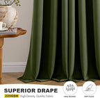 MIULEE Blackout Curtains for Bedroom Living Room 2 Panels, Thermal Insulated - Image 6