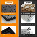 TORACK Metal Pegboard Wall Organizer System - Image 6