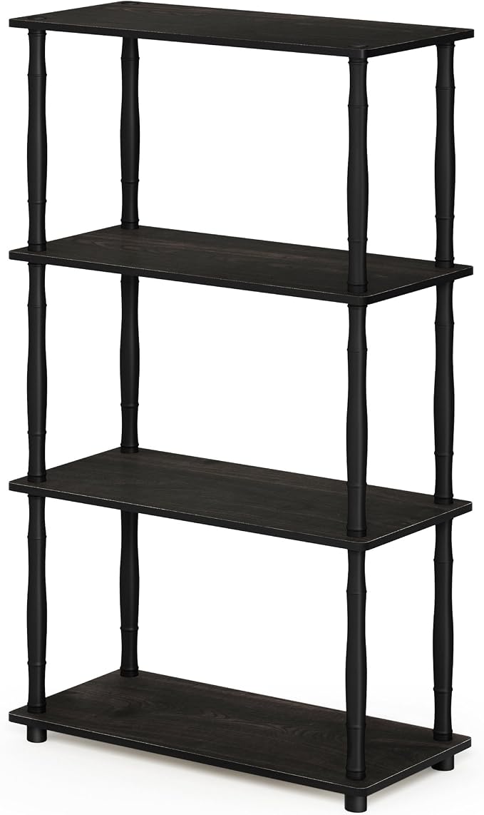 Furinno Turn-N-Tube 4-Tier Multipurpose Shelf Display Rack, Classic Tubes - Image 5